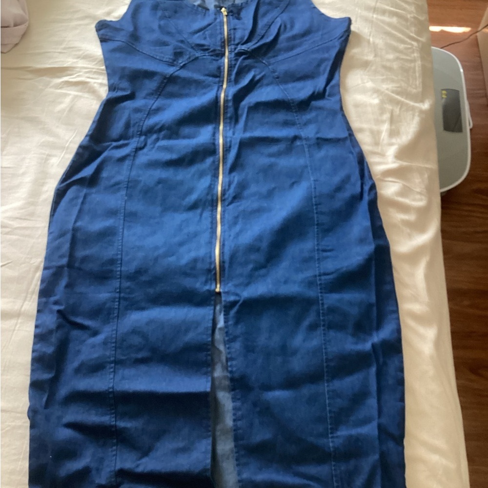 Blue Denim Dress